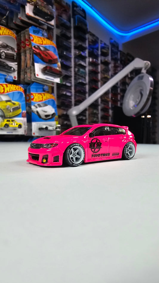 Custom Hotwheels Subaru Impreza STI