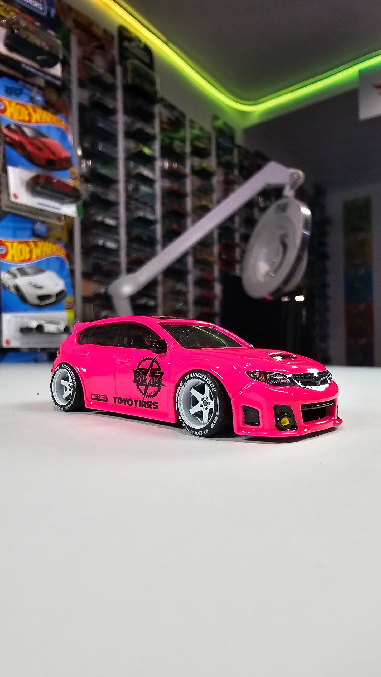 Custom Hotwheels Subaru Impreza STI
