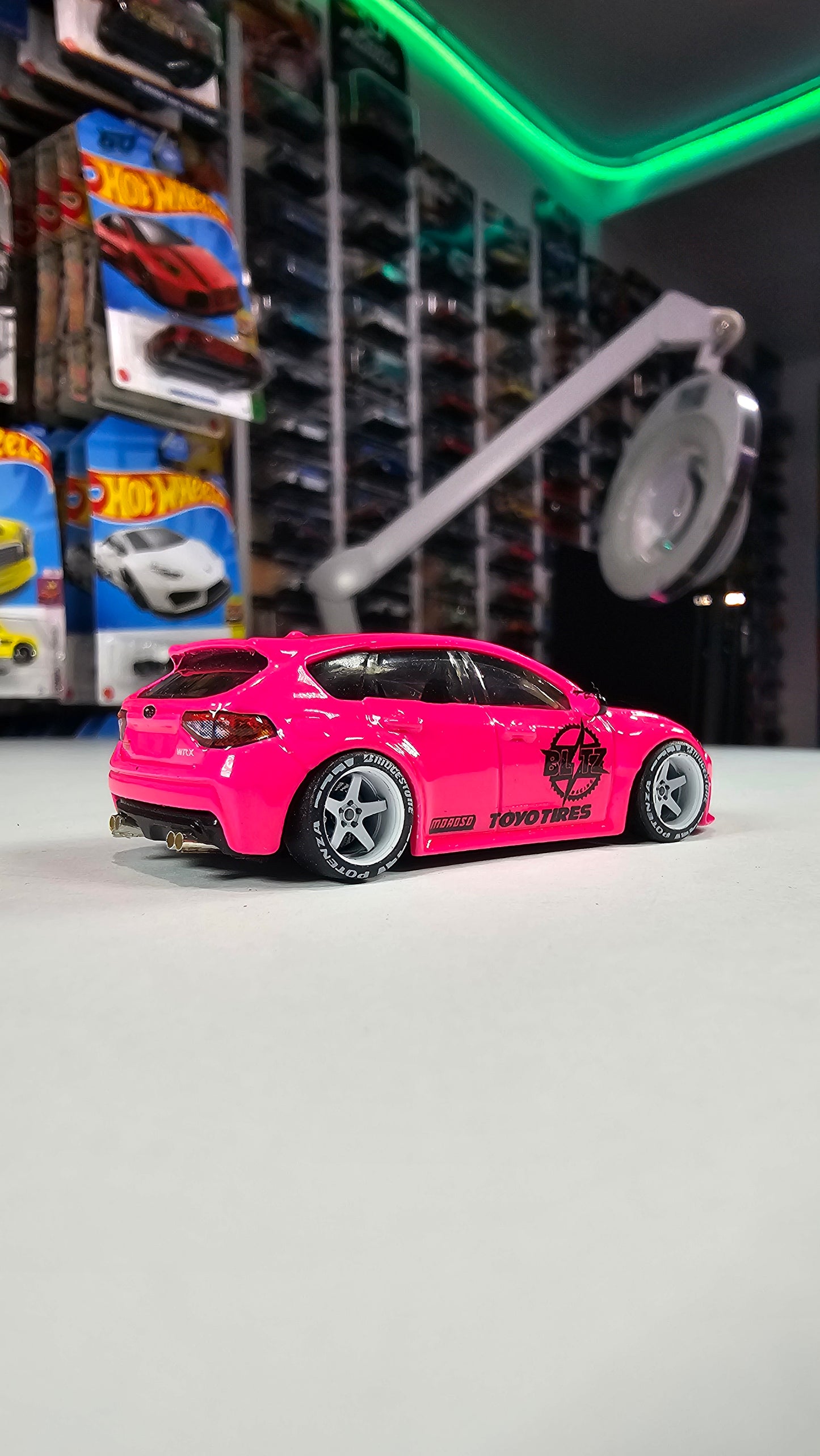 Custom Hotwheels Subaru Impreza STI