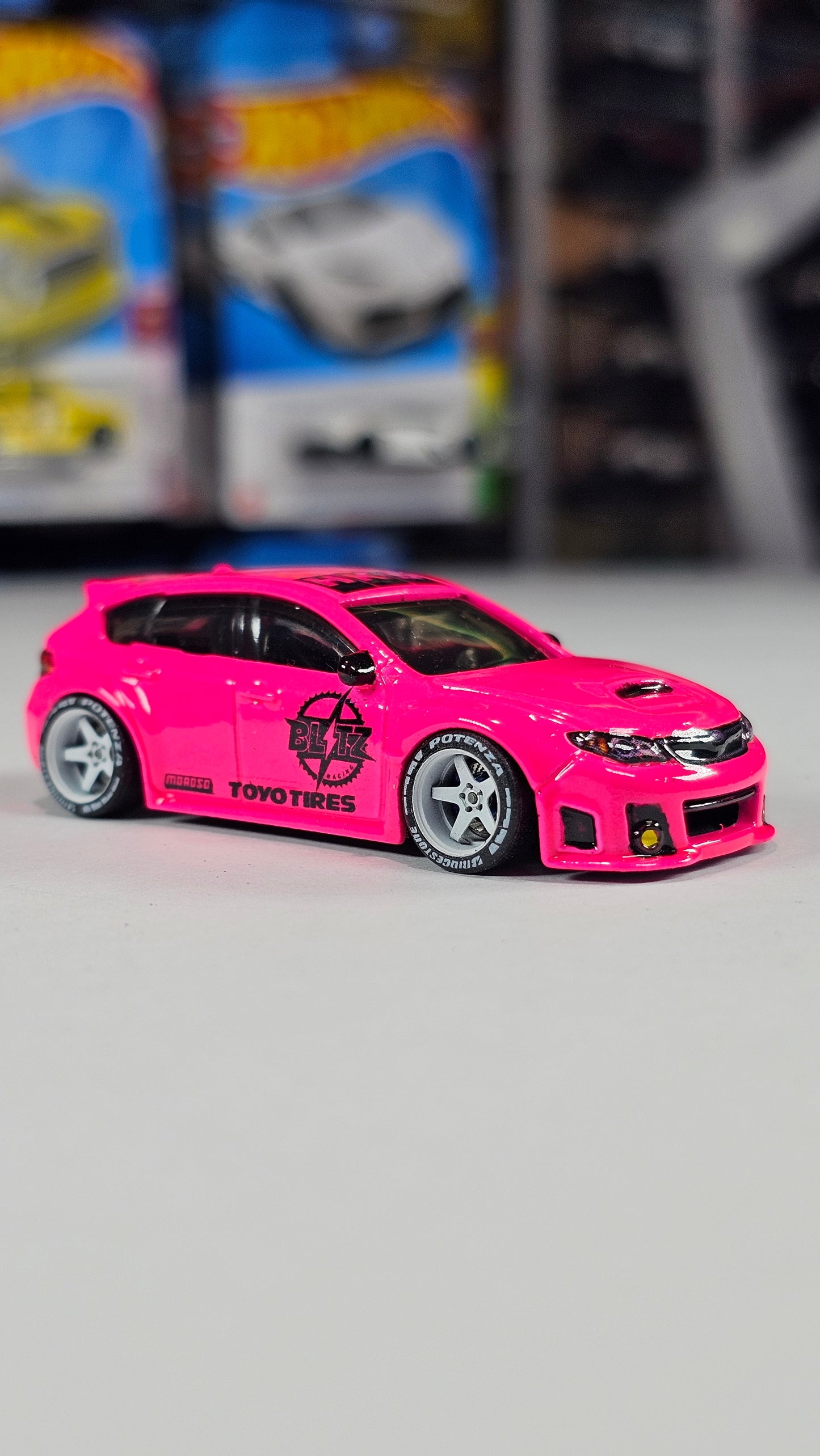 Custom Hotwheels Subaru Impreza STI