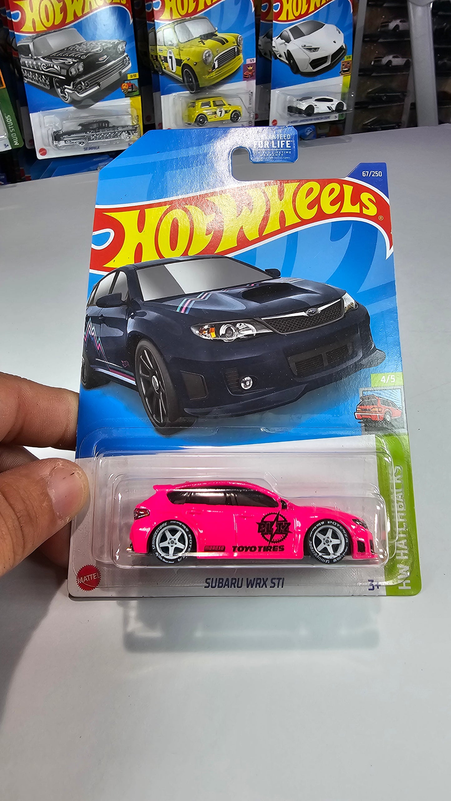 Custom Hotwheels Subaru Impreza STI