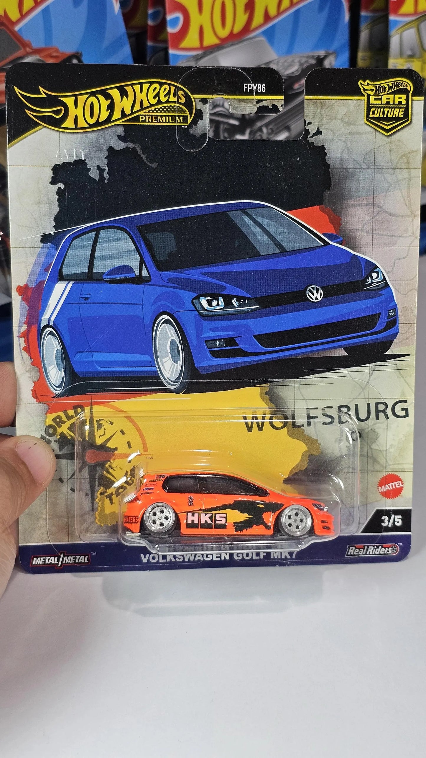 Custom Hotwheels Volkswagen Golf MK7