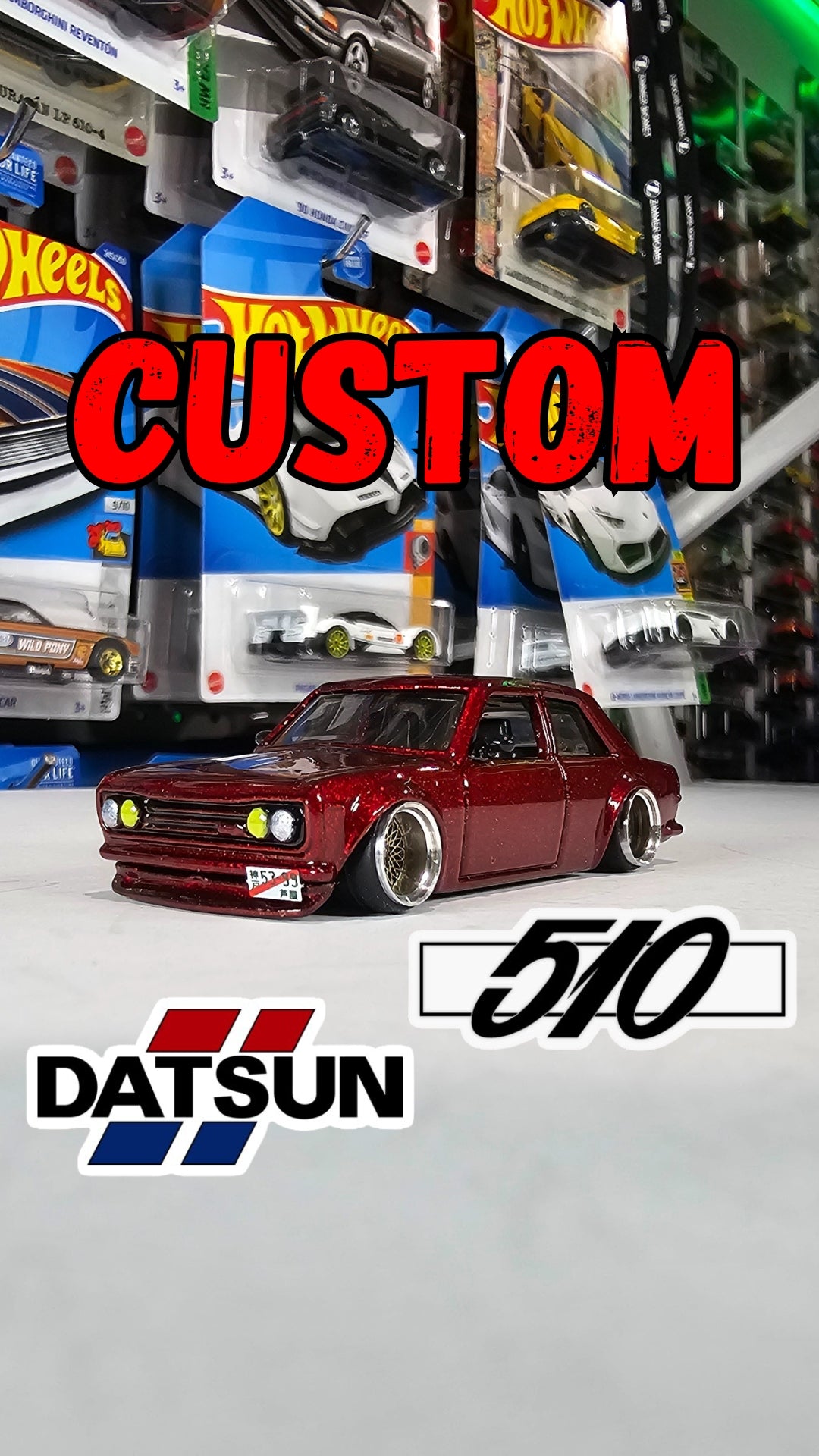 Hotwheels Cuatom Datsun 510