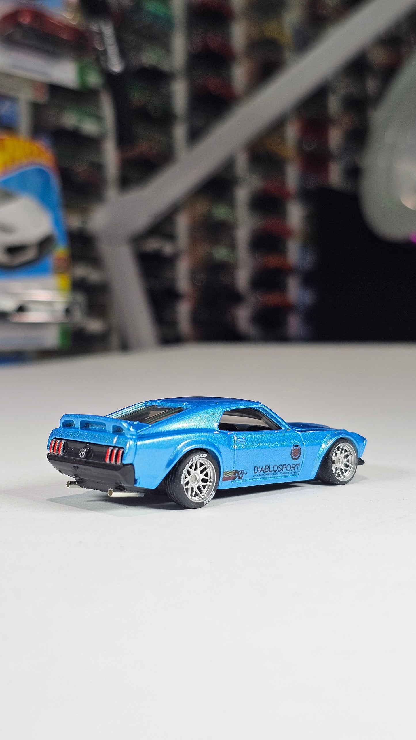 Custom Hotwheels Ford 69 Mustang Boss 302