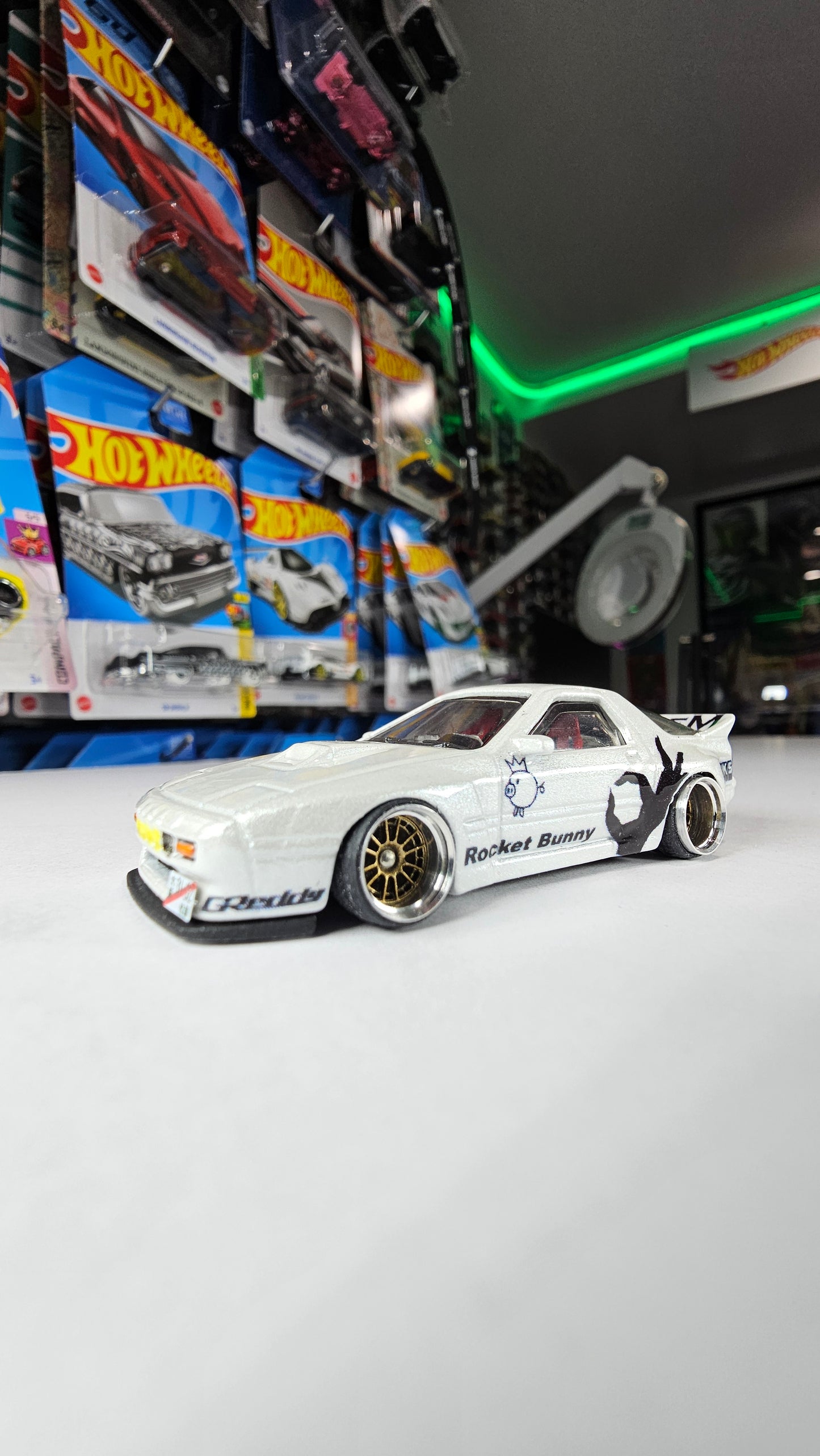 Hotwheels Custom Mazda Rx-7