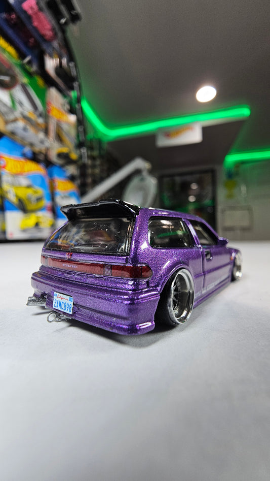 Hotwheels Honda Civic EF Maine Line Custom