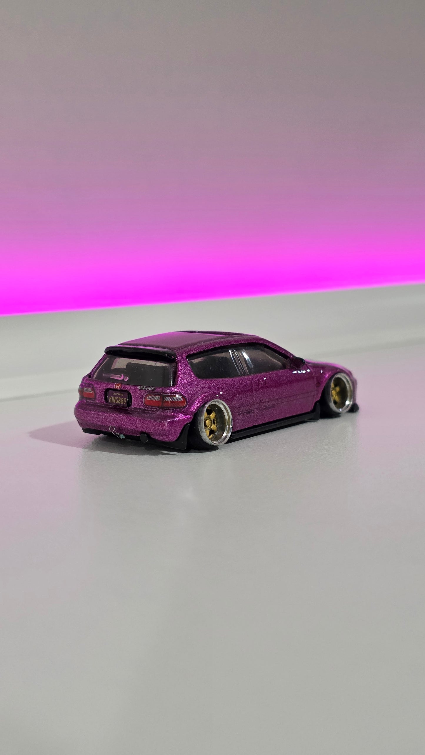 Custom Hotwheels Honda Civic Hatchback