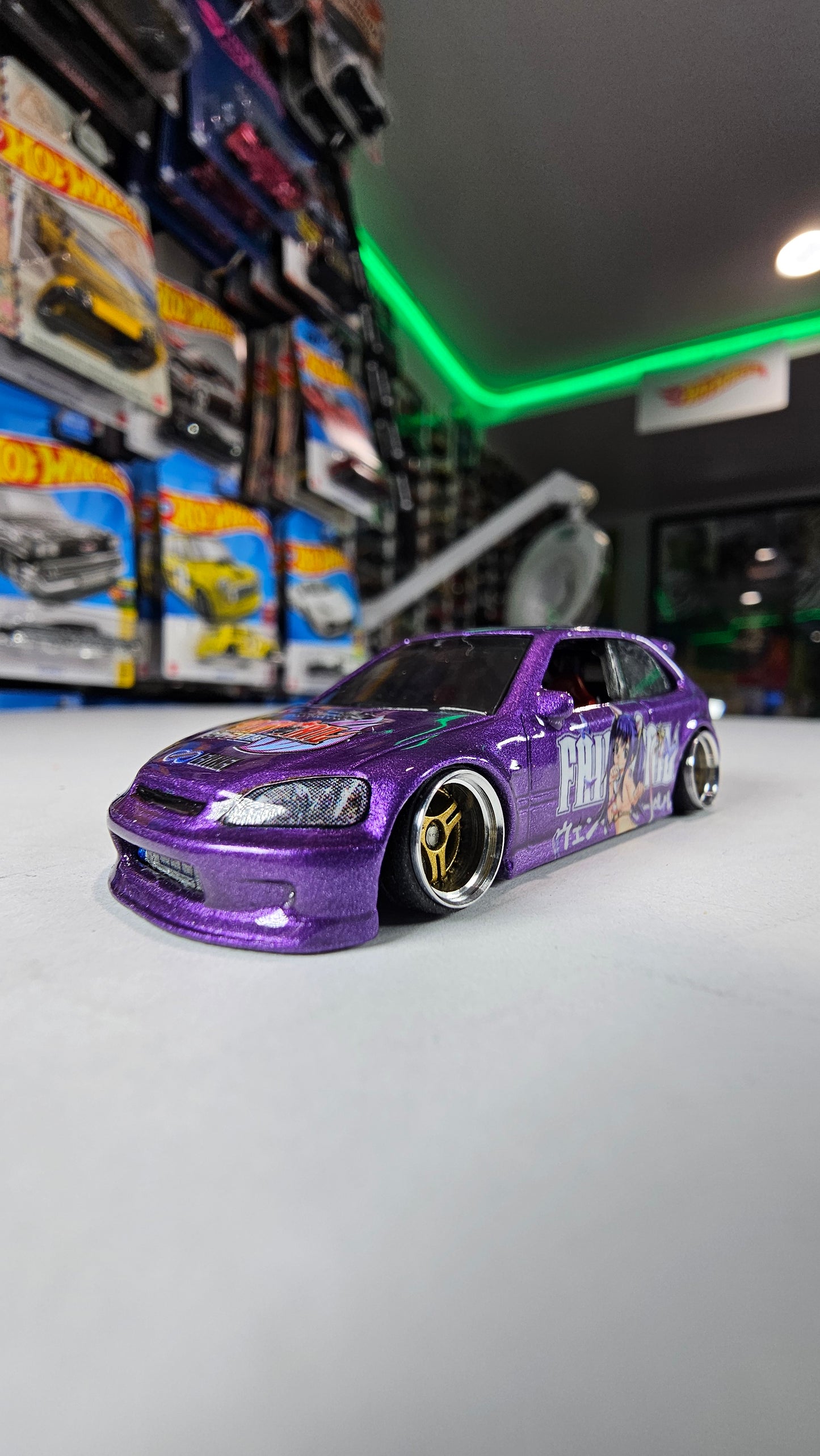 Custom Hotwheels Honda Civic Hatchback