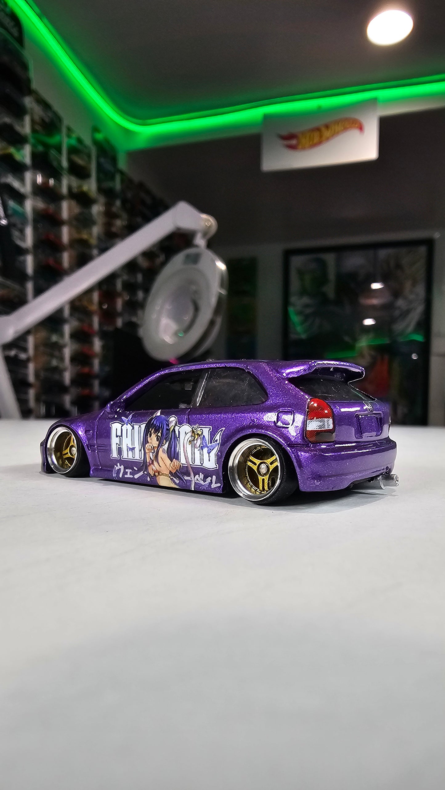 Custom Hotwheels Honda Civic Hatchback