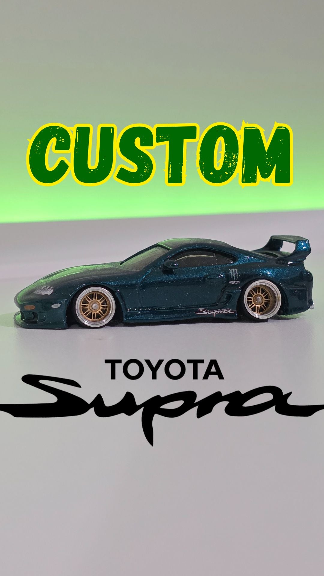Custom Hotwheels Toyota Supra MK4