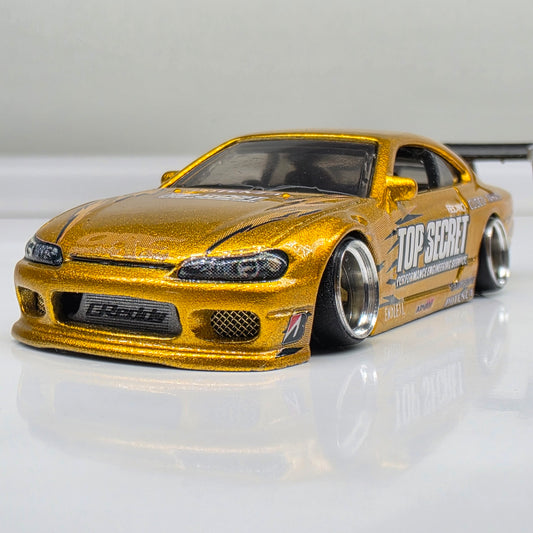 Custom Hotwheels Nissan SilviaS15 "TOP SECRET" Diecast