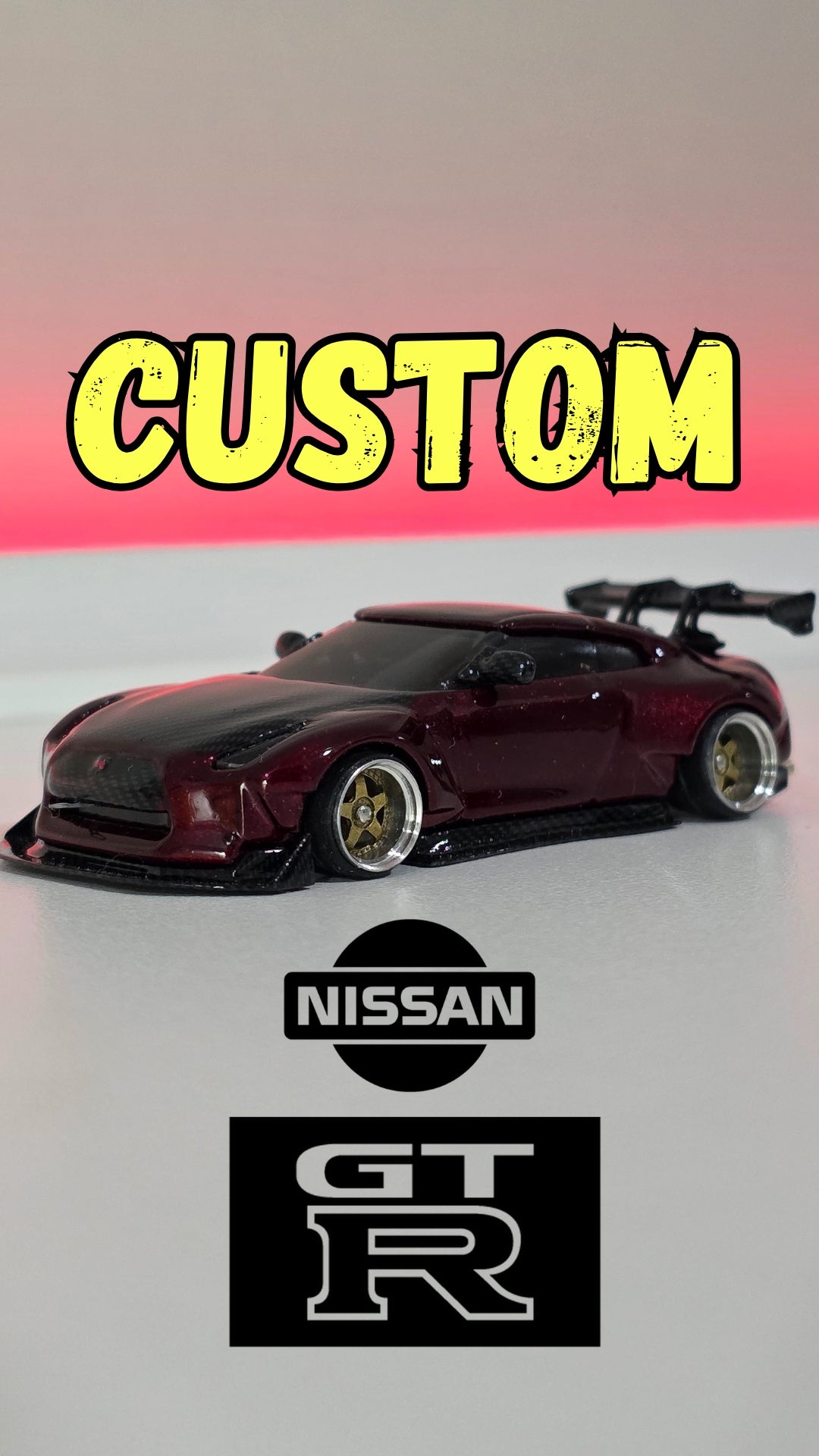 Custom Hotwheels Nissan GT-R35