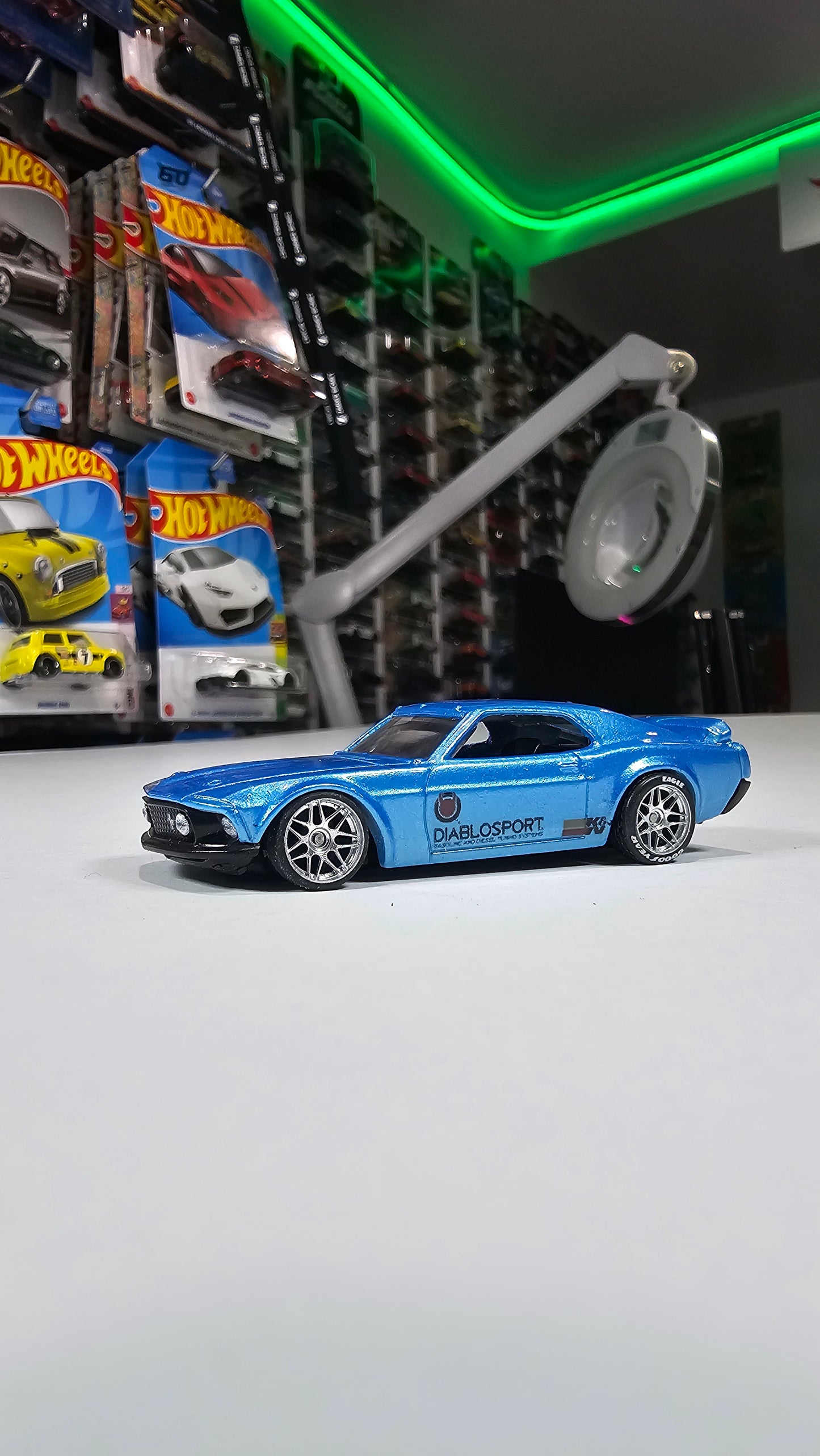 Custom Hotwheels Ford 69 Mustang Boss 302