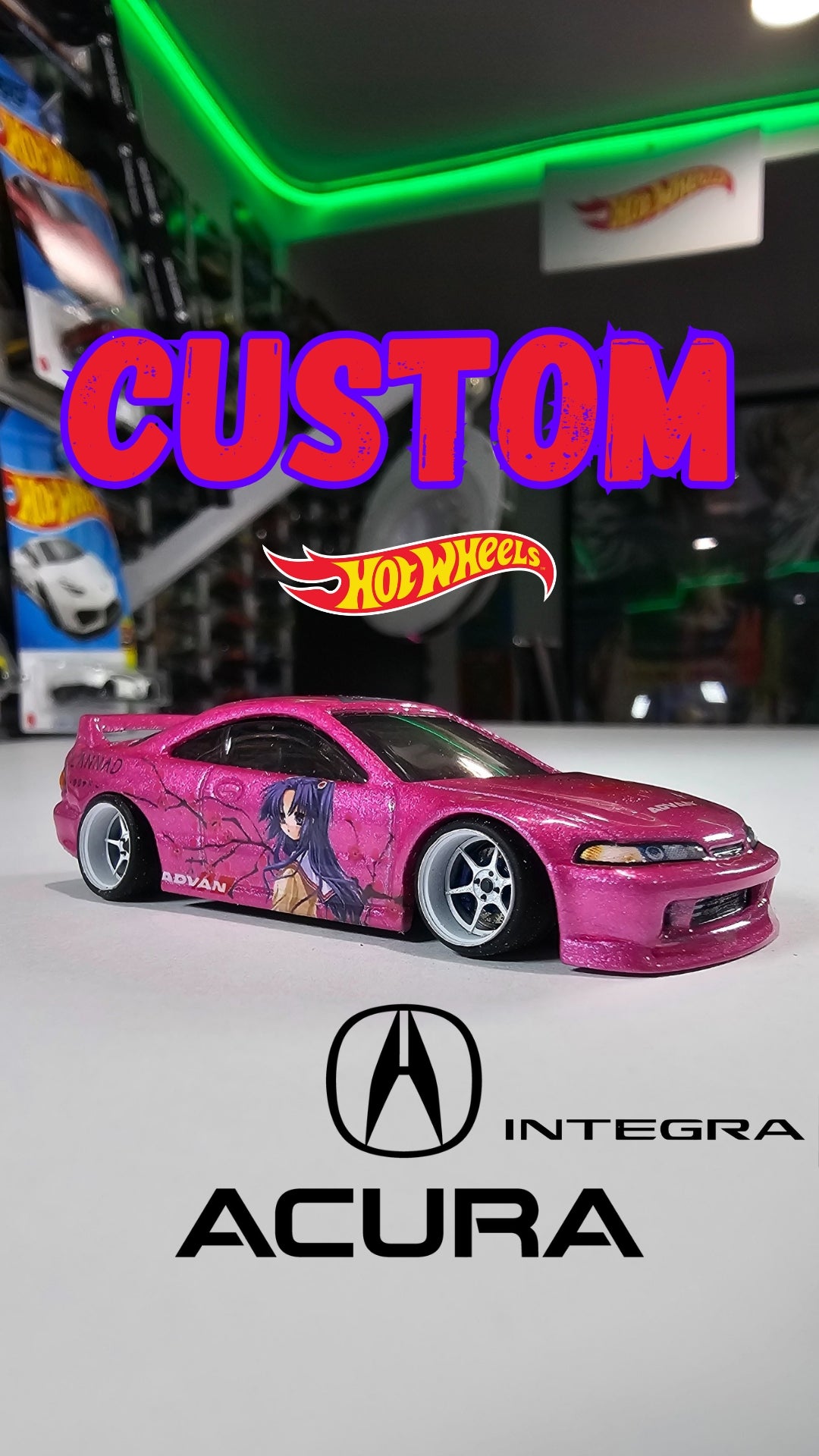 Custom Hotwheels Acura Integra