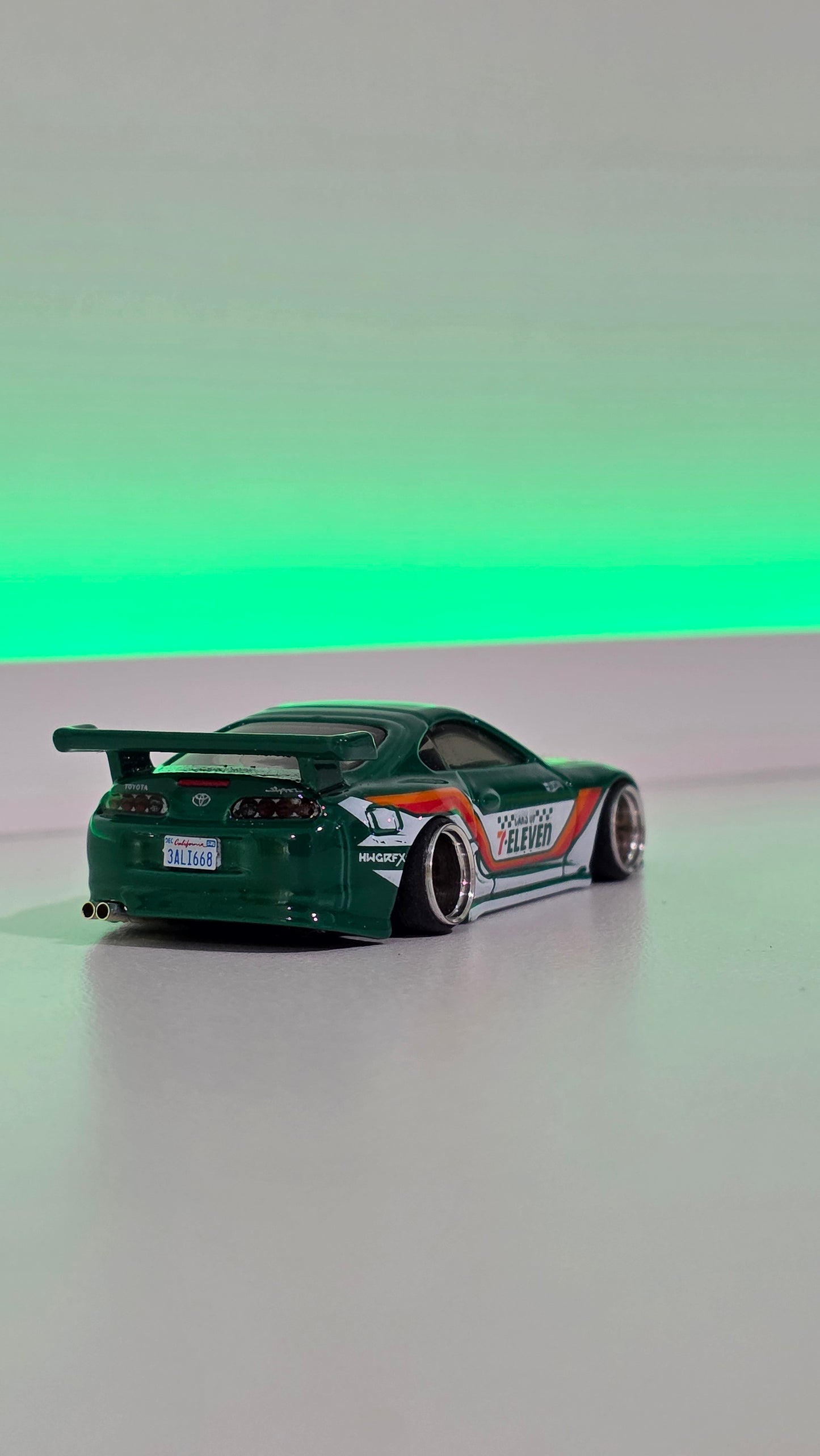 Custom Hotwheels 7-Eleven Toyota Supra
