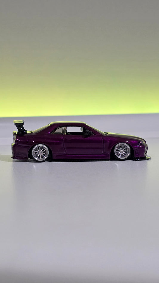 Custom Hotwheels Nissan Skyline GT-R34