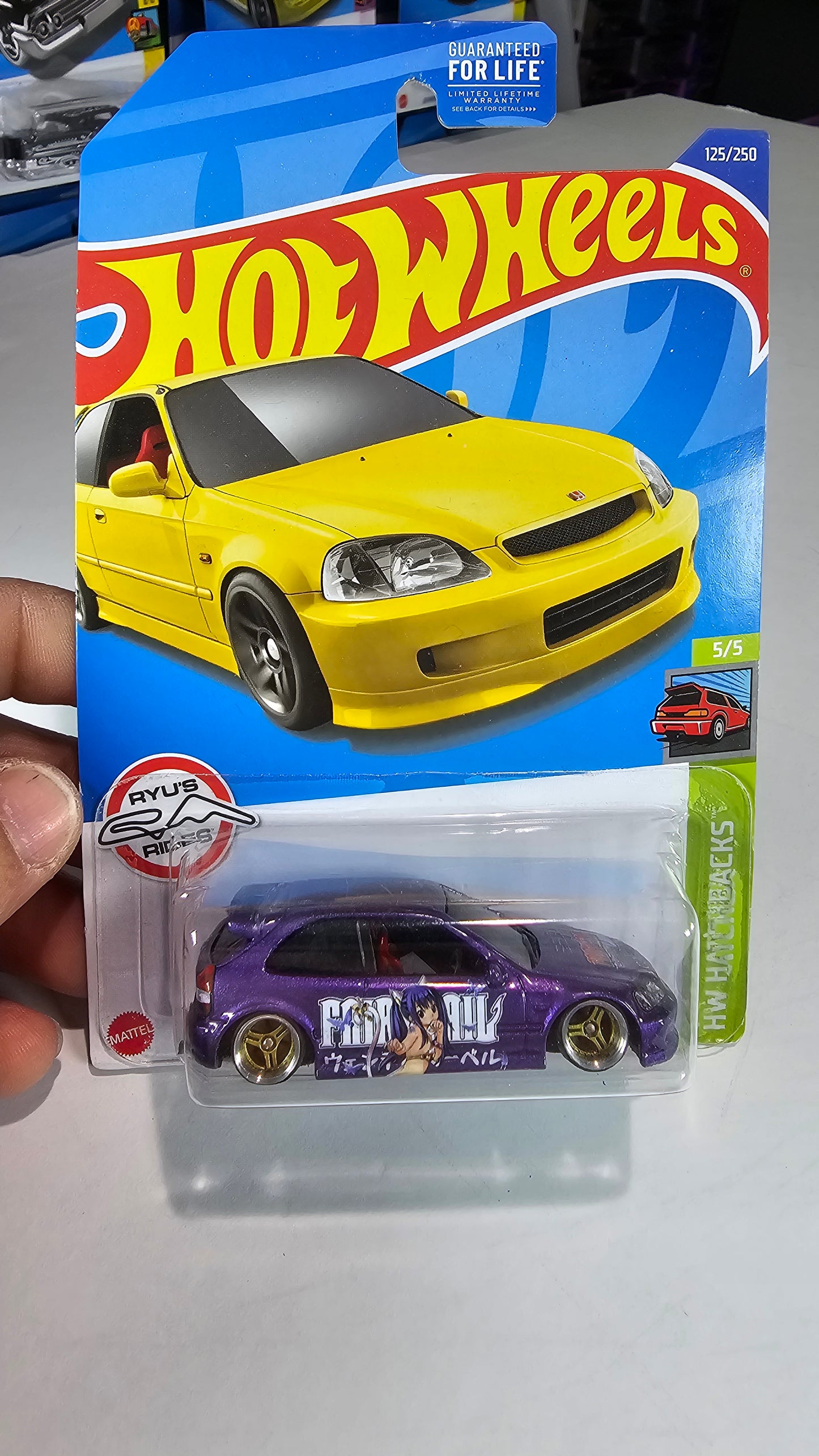 Custom Hotwheels Honda Civic Hatchback