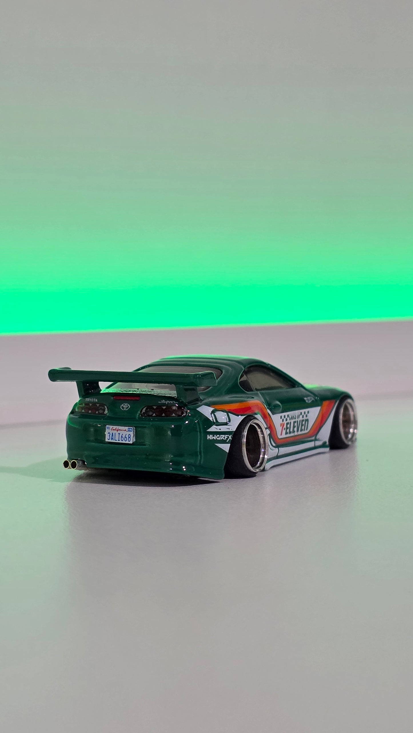 Custom Hotwheels 7-Eleven Toyota Supra