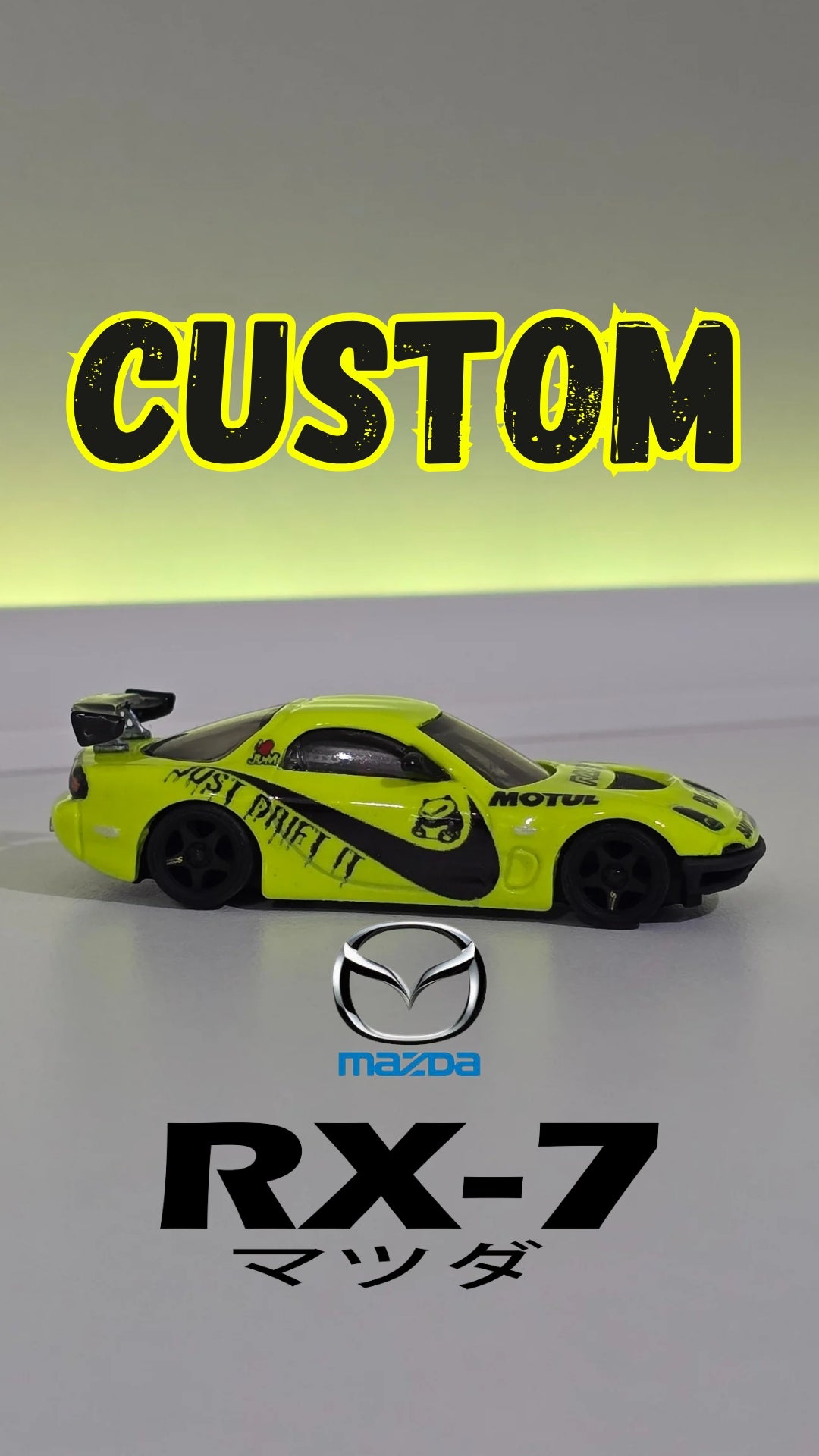 Custom Hotwheels Mazda Rx-7