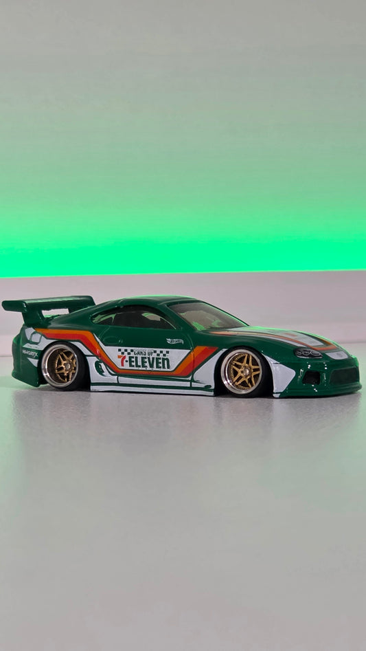 Custom Hotwheels 7-Eleven Toyota Supra