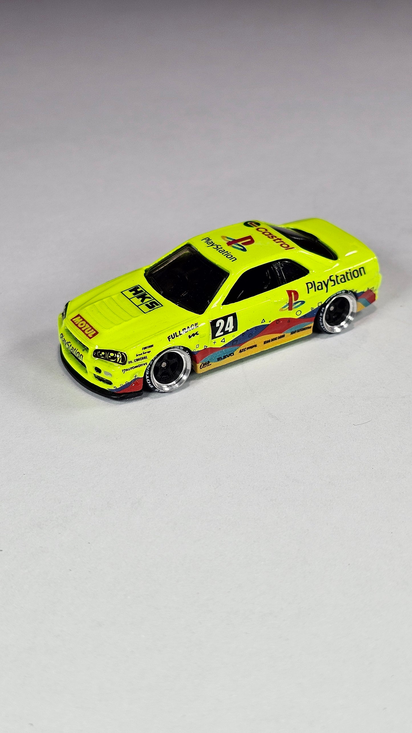 Custom Hotwheels Nissan Skyline R34