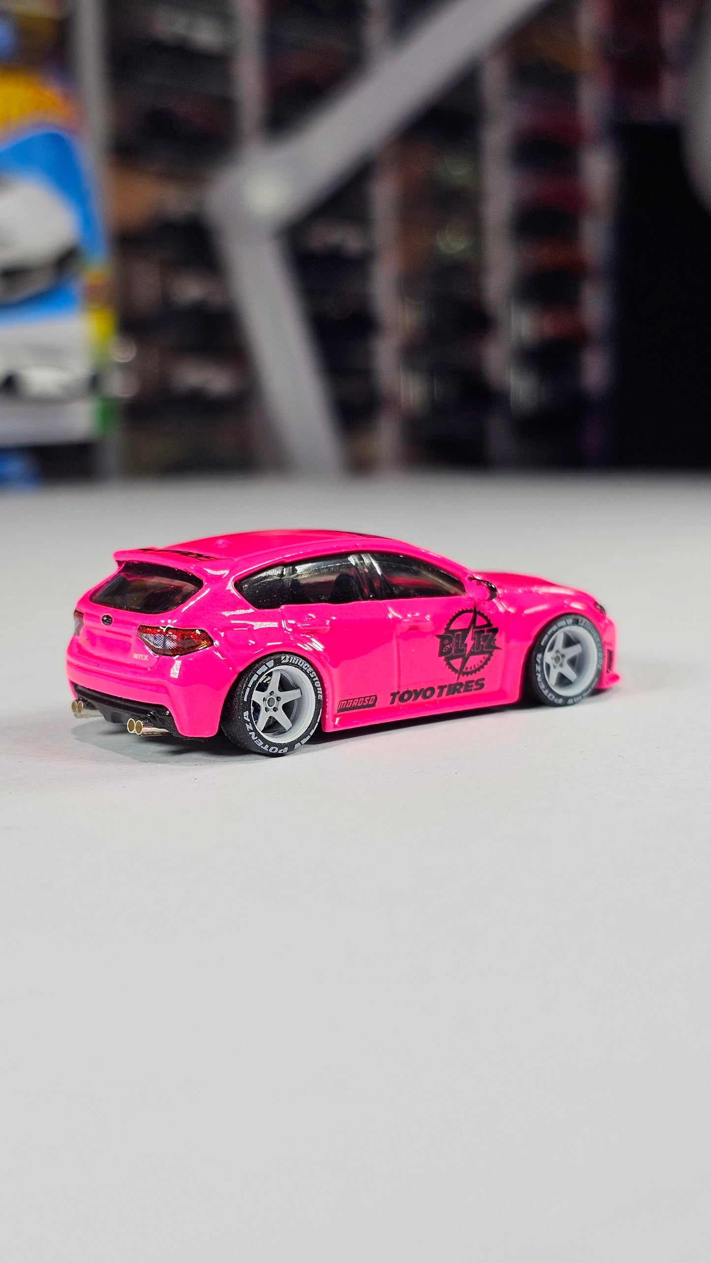 Custom Hotwheels Subaru Impreza STI