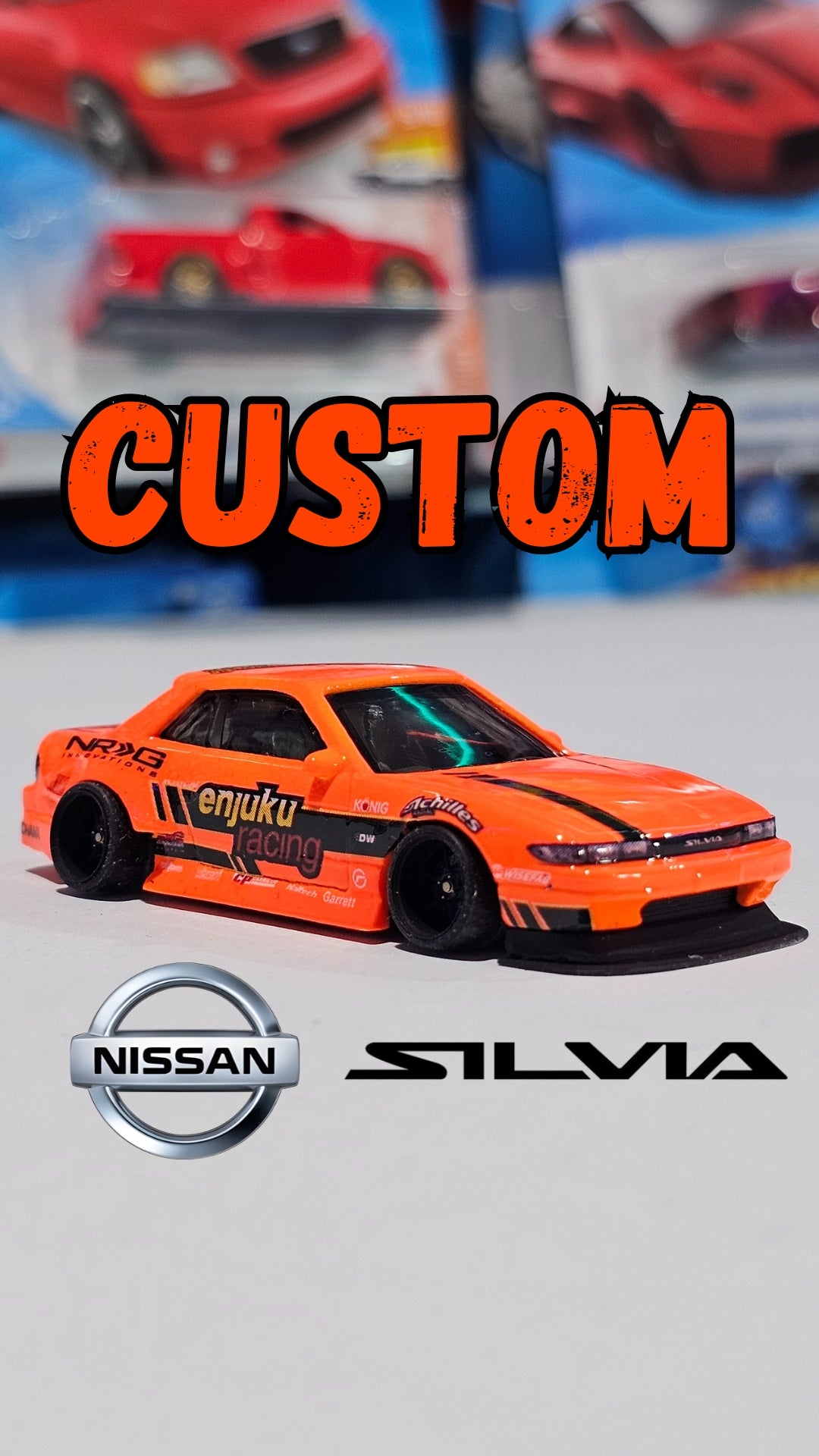 Custom Hotwheels Nissan Silvia S13 Drift