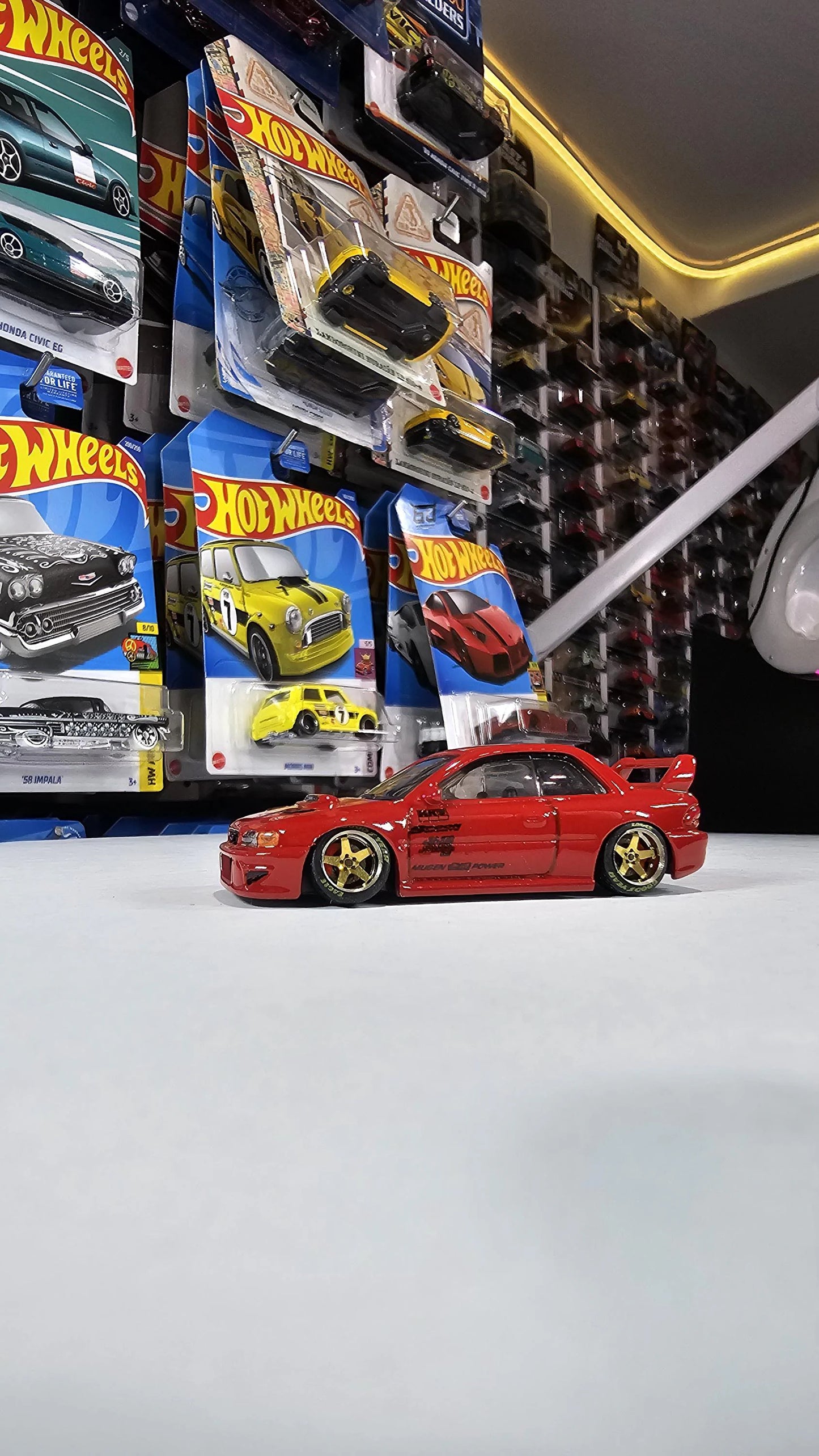 Custom Hotwheels Subaru Impreza 22B STI