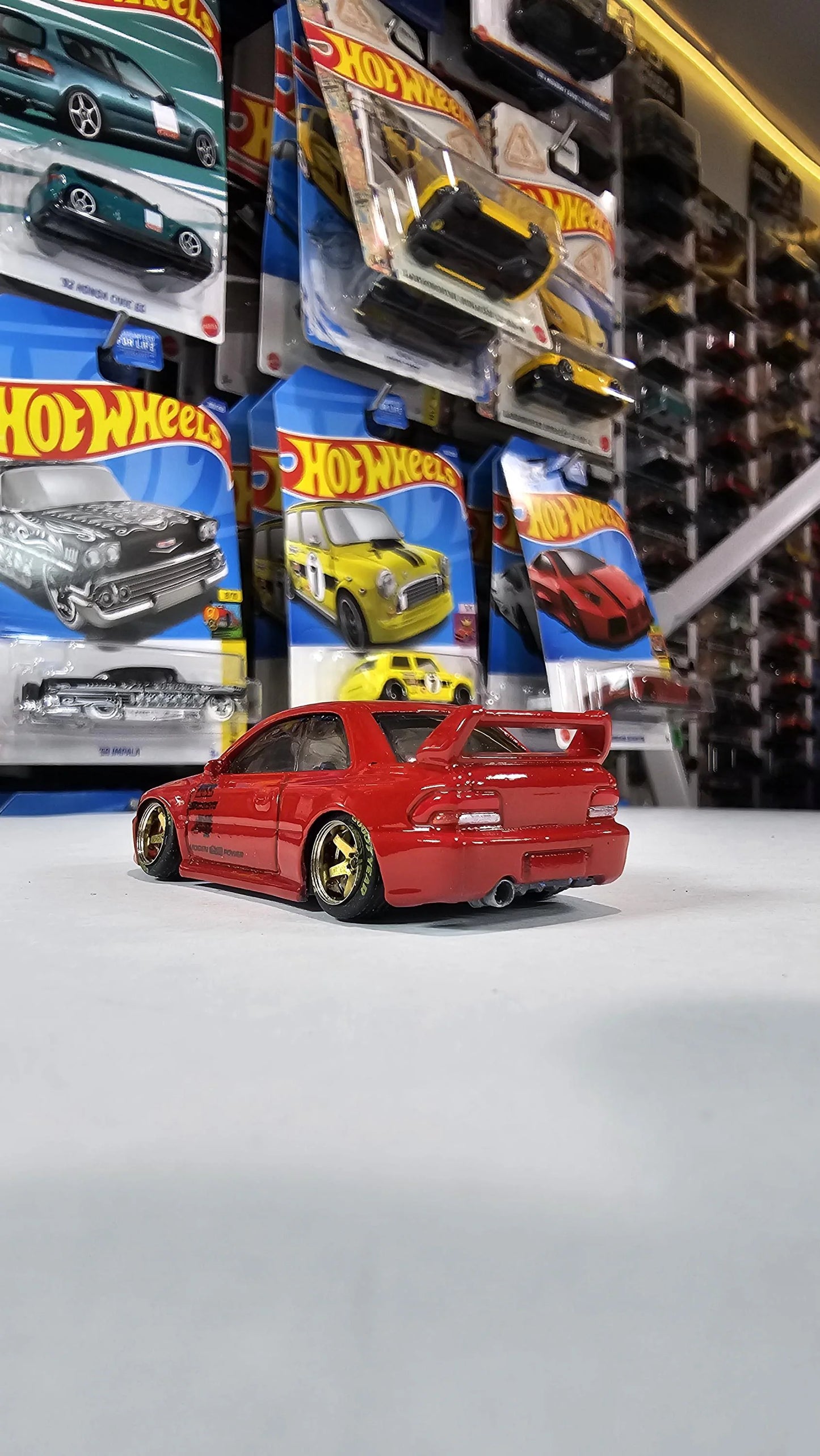 Custom Hotwheels Subaru Impreza 22B STI