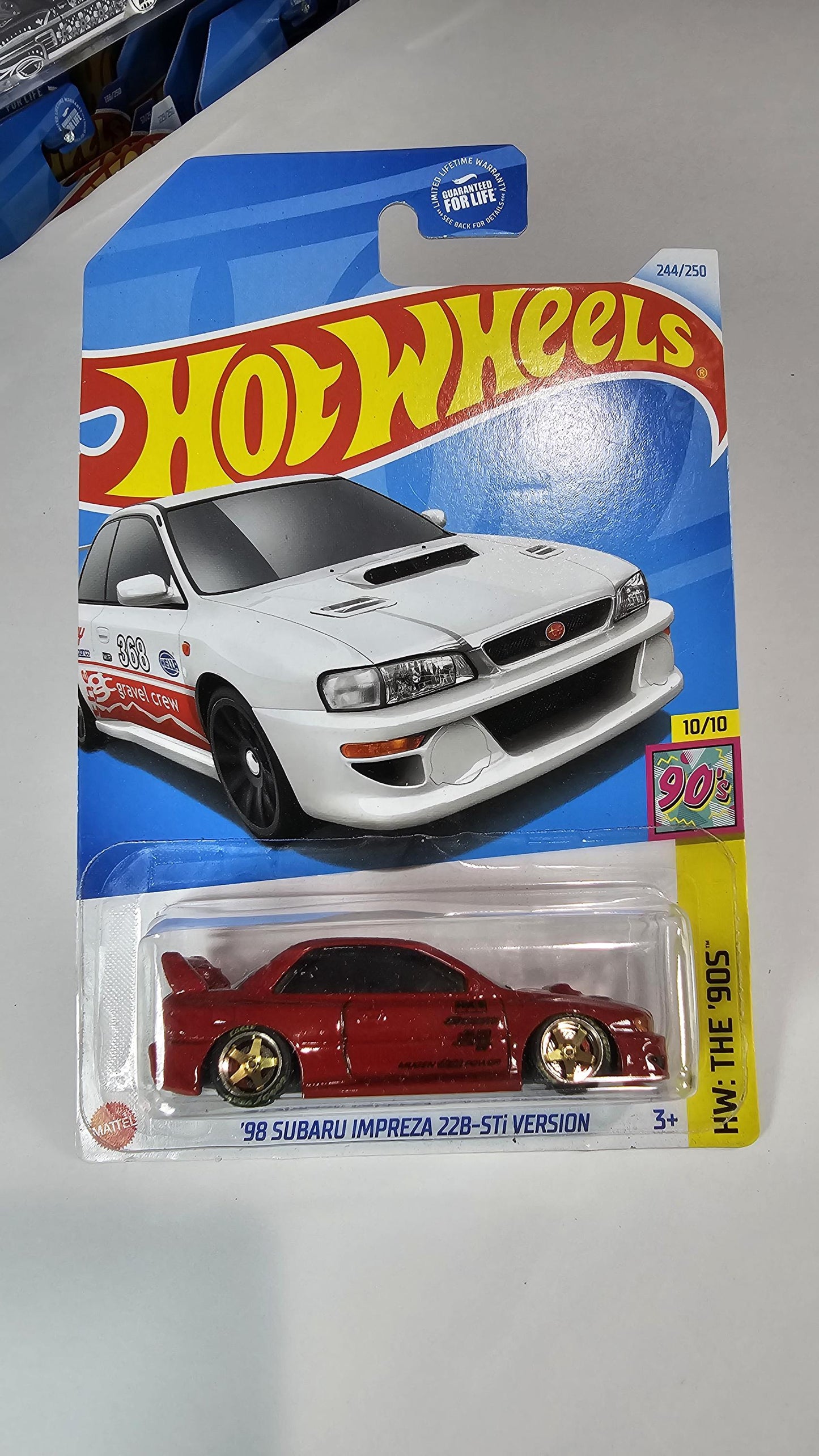 Custom Hotwheels Subaru Impreza 22B STI