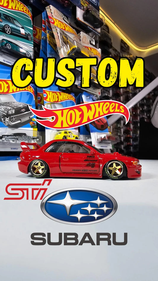 Custom Hotwheels Subaru Impreza 22B STI