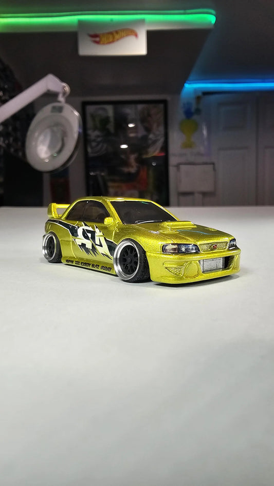 Custom Hotwheels Subaru Impreza 22B STI