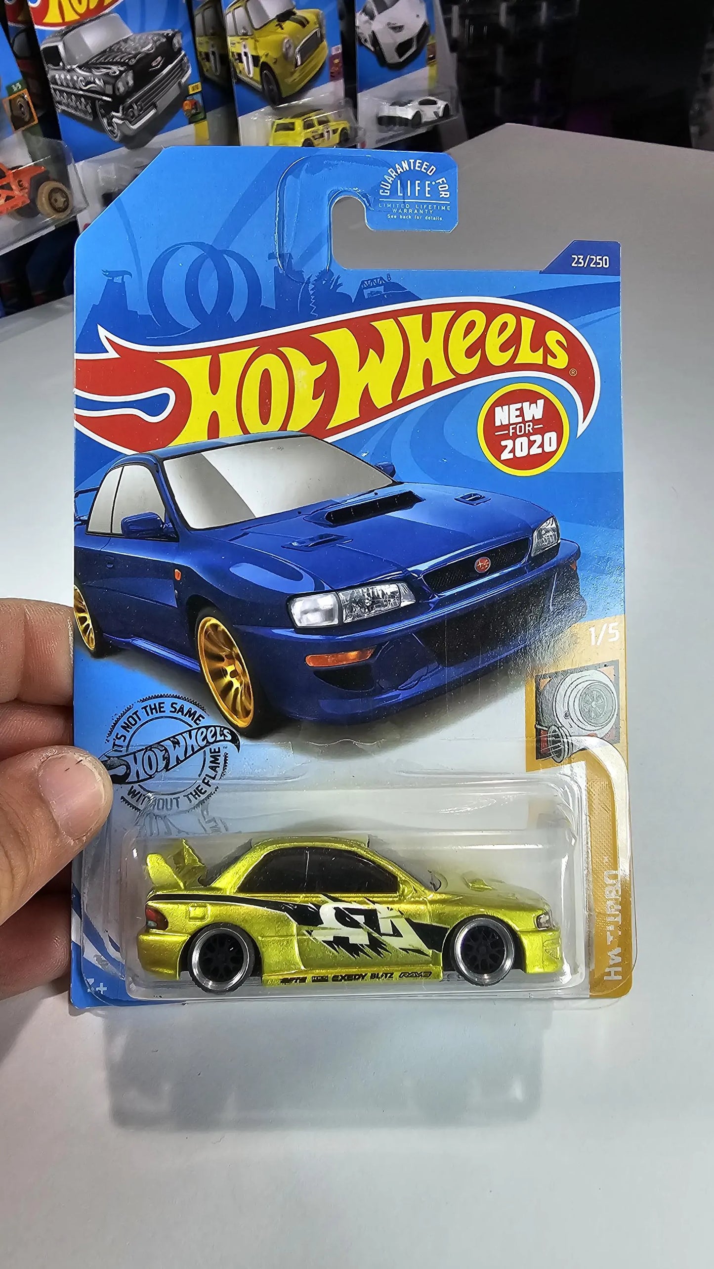 Custom Hotwheels Subaru Impreza 22B STI