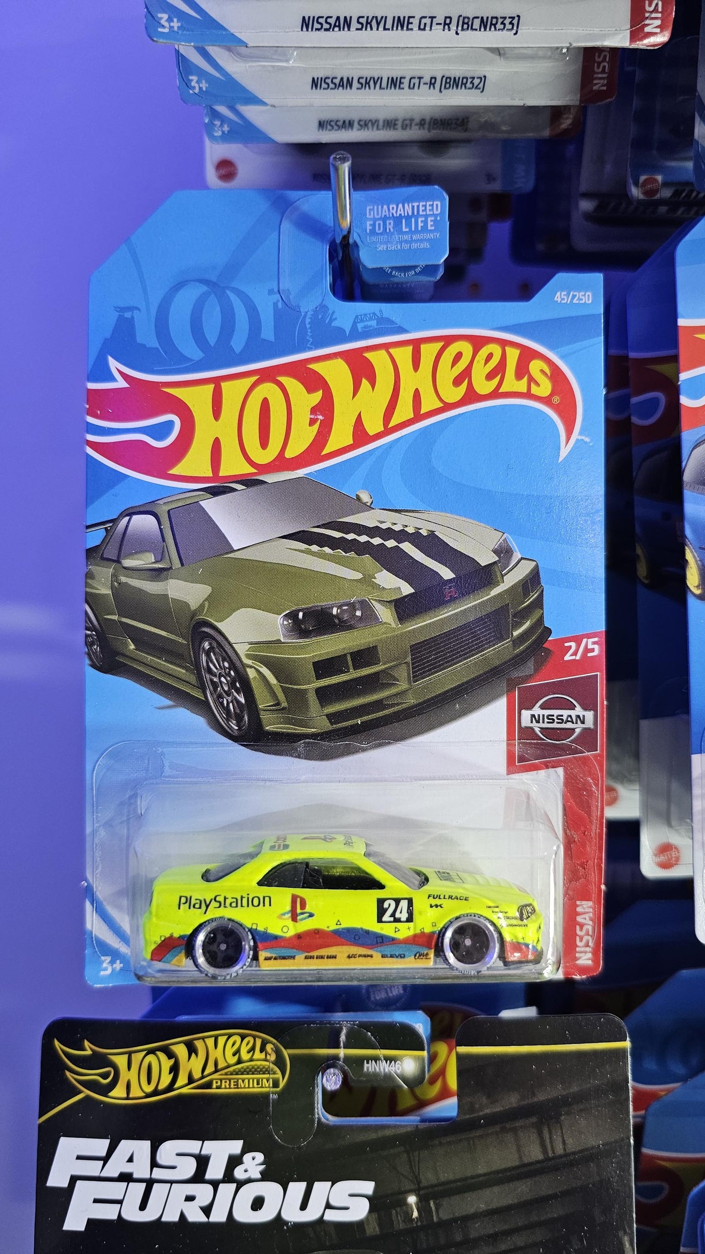 Custom Hotwheels Nissan Skyline R34