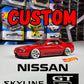 Custom Hotwheels Nissan Skyline R32