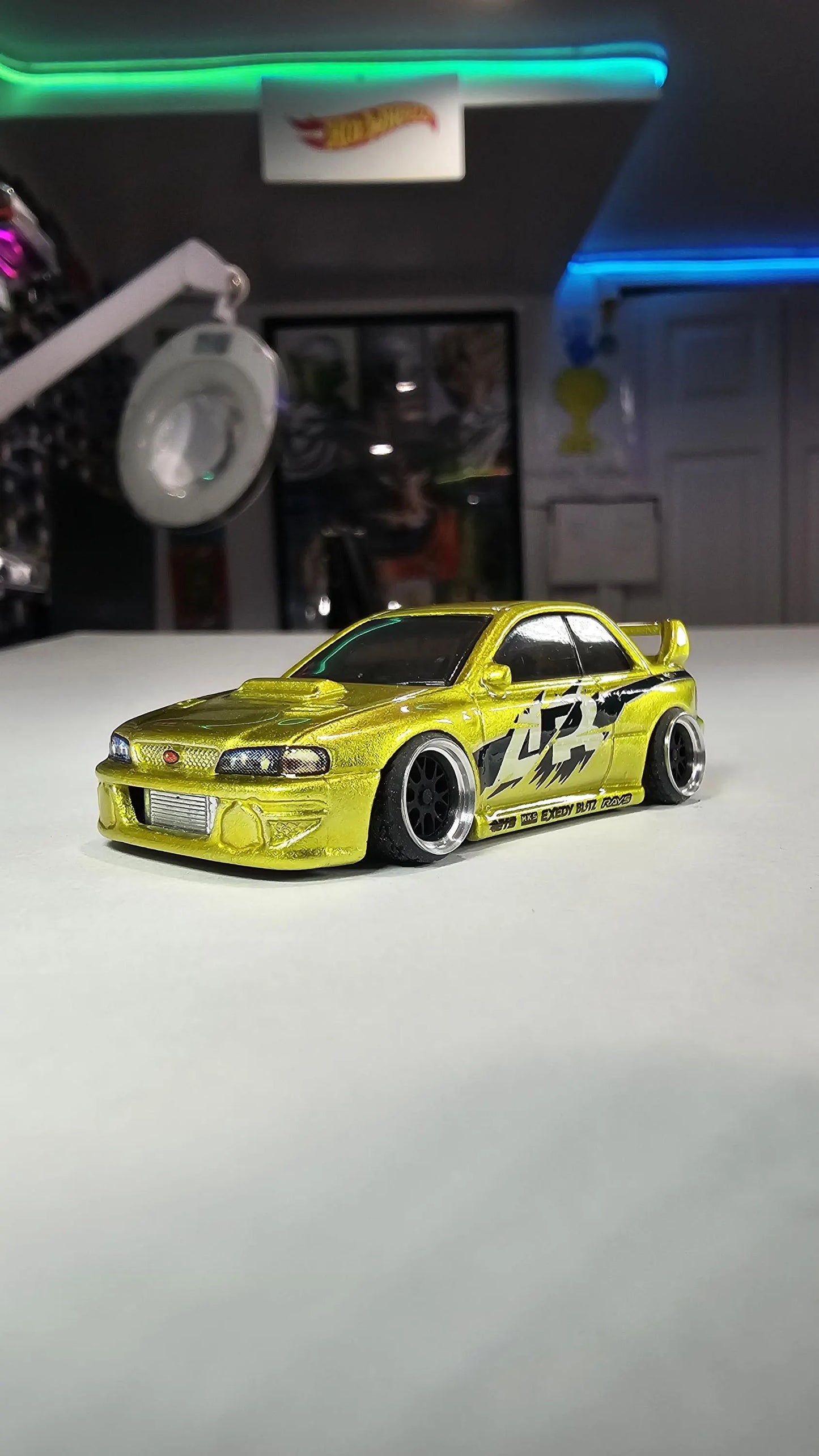 Custom Hotwheels Subaru Impreza 22B STI