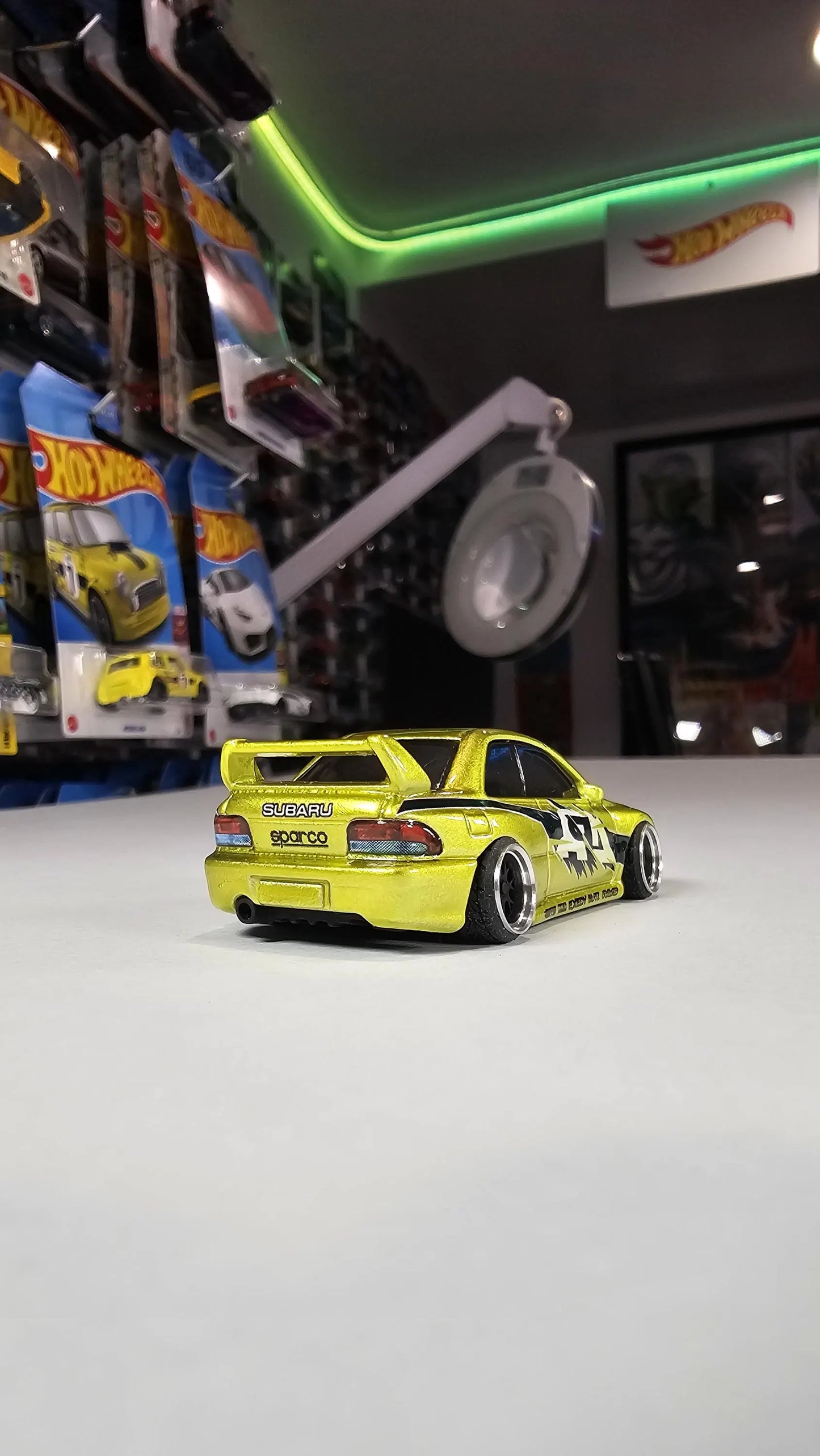 Custom Hotwheels Subaru Impreza 22B STI