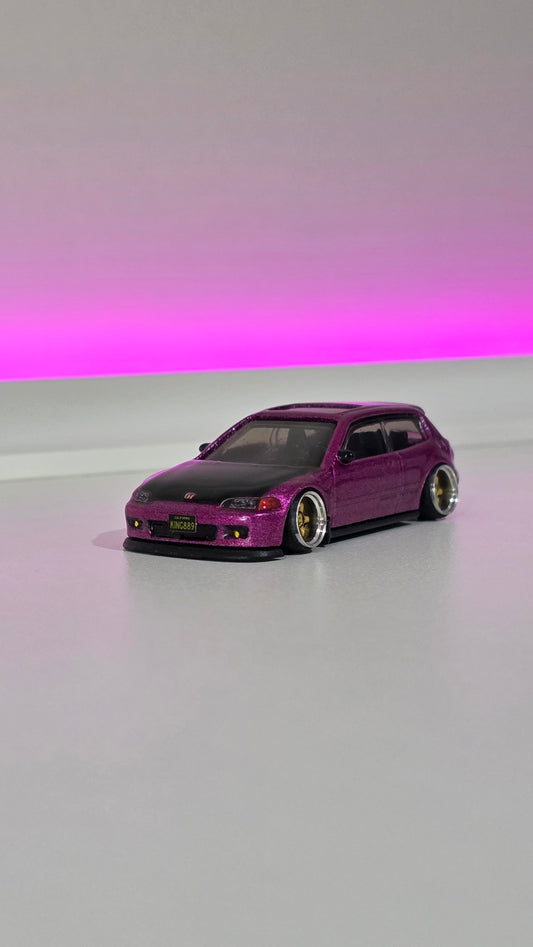 Custom Hotwheels Honda Civic Hatchback