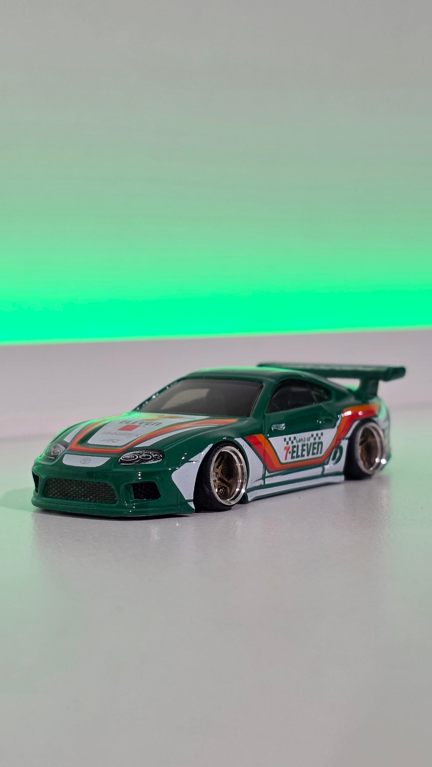 Custom Hotwheels 7-Eleven Toyota Supra