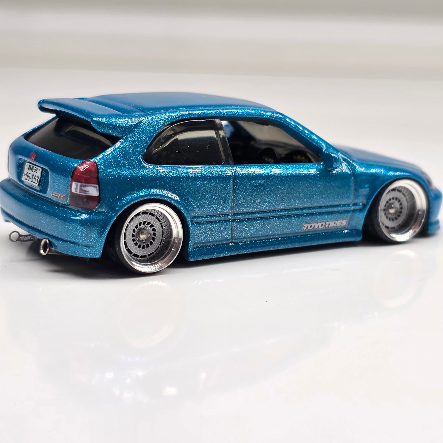 Custom Hotwheels Honda Civic Hatchback Type R