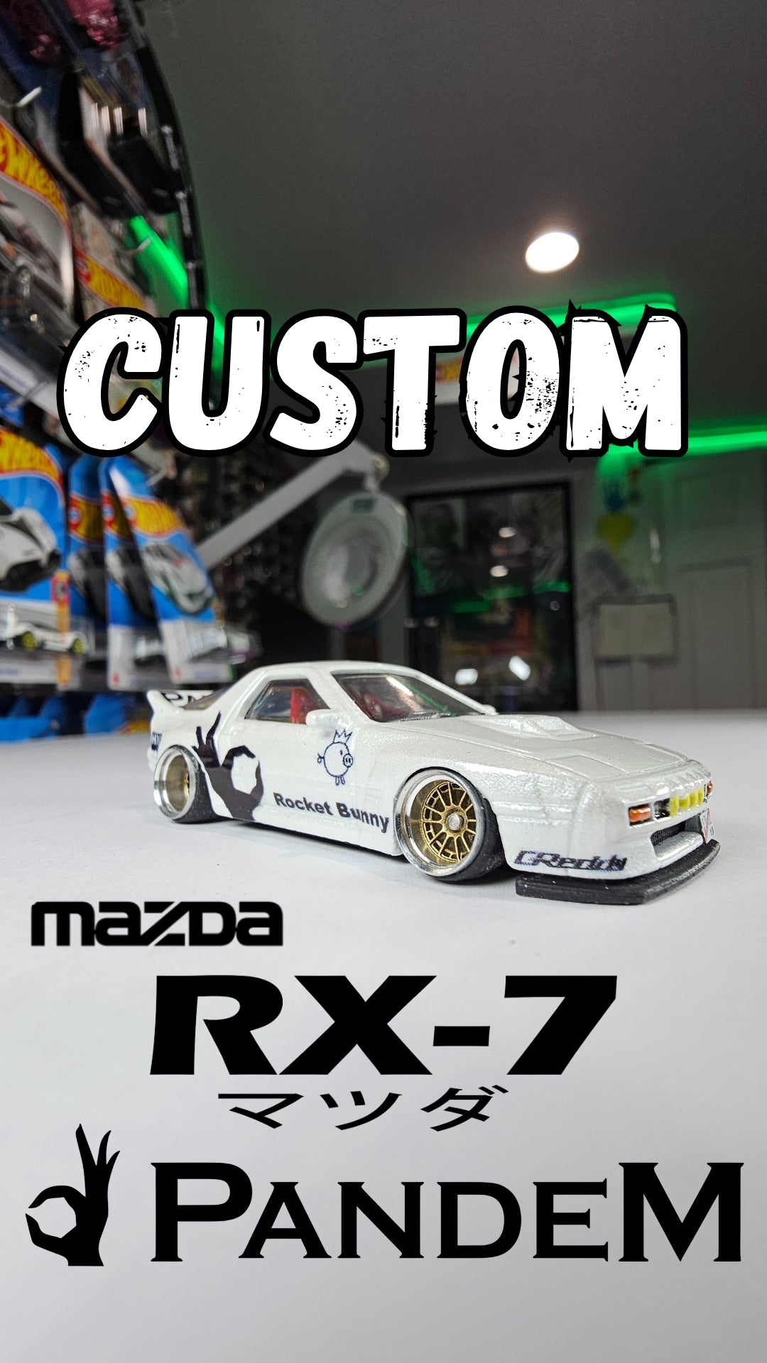 Hotwheels Custom Mazda Rx-7