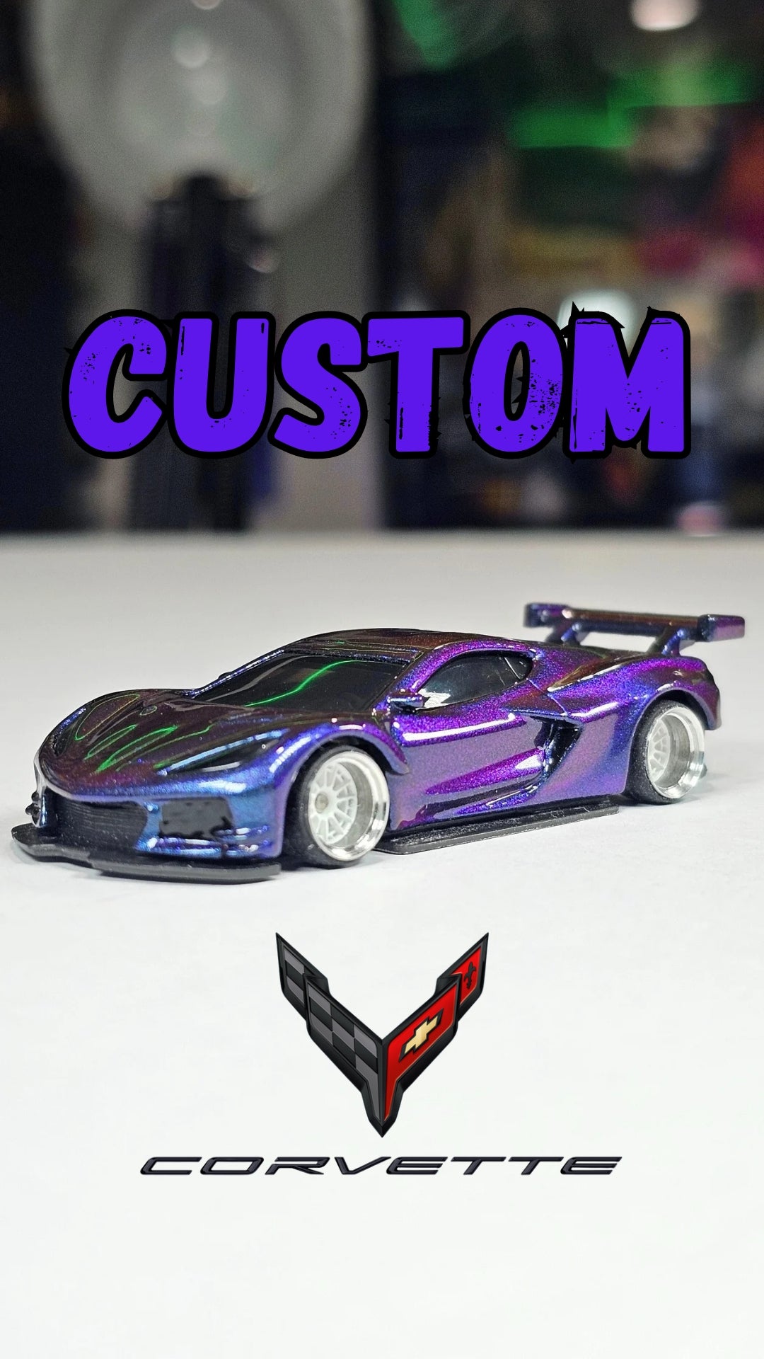 Custom Hotwheels Chevrolet Corvette