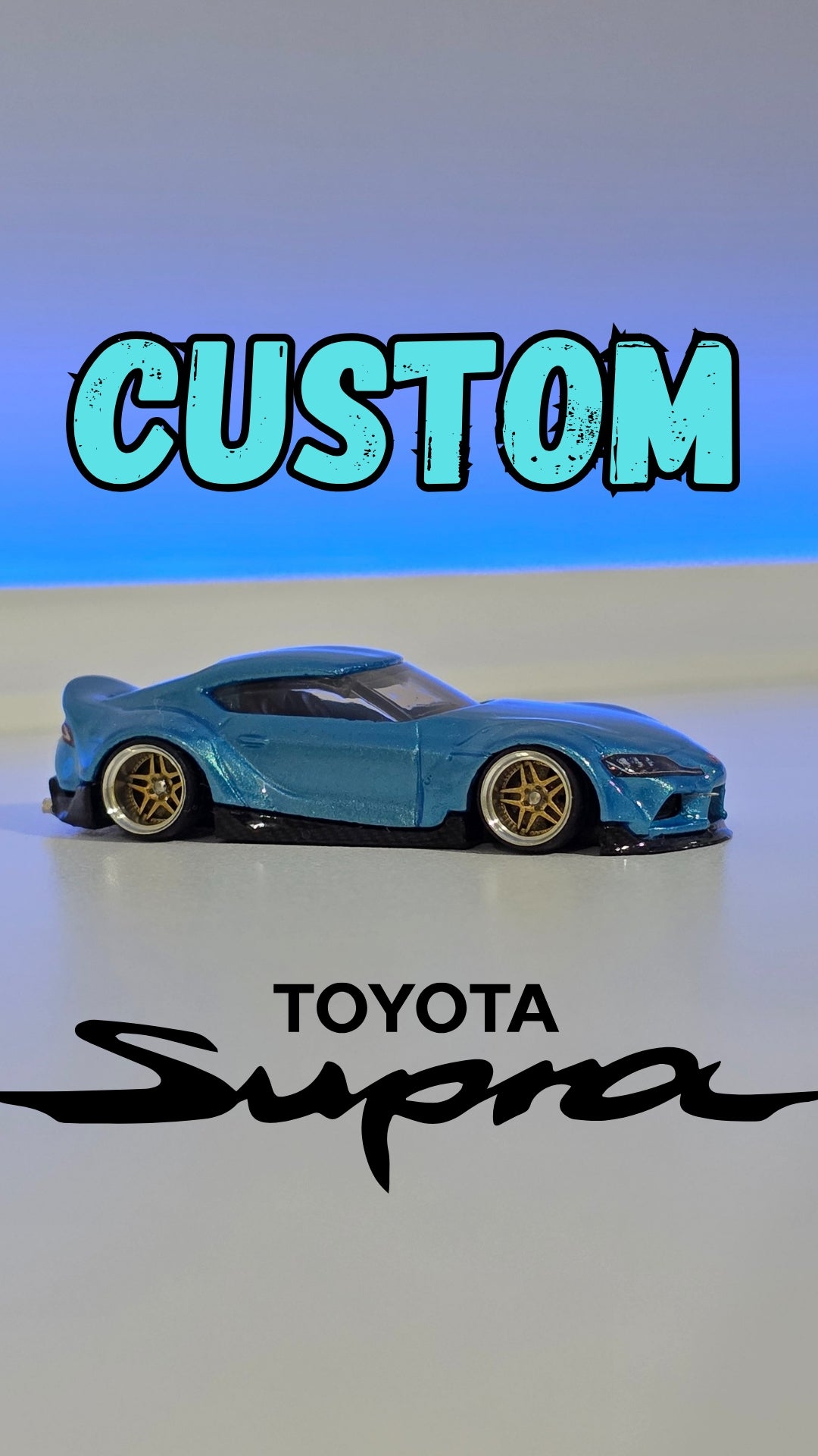 Custom Hotwheels Toyota Supra
