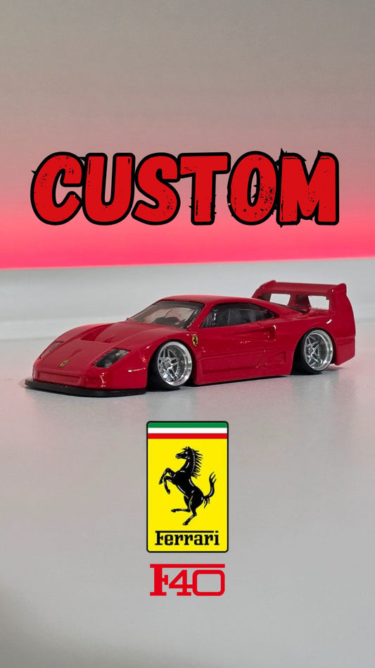 Custom Hotwheels Ferrari F40