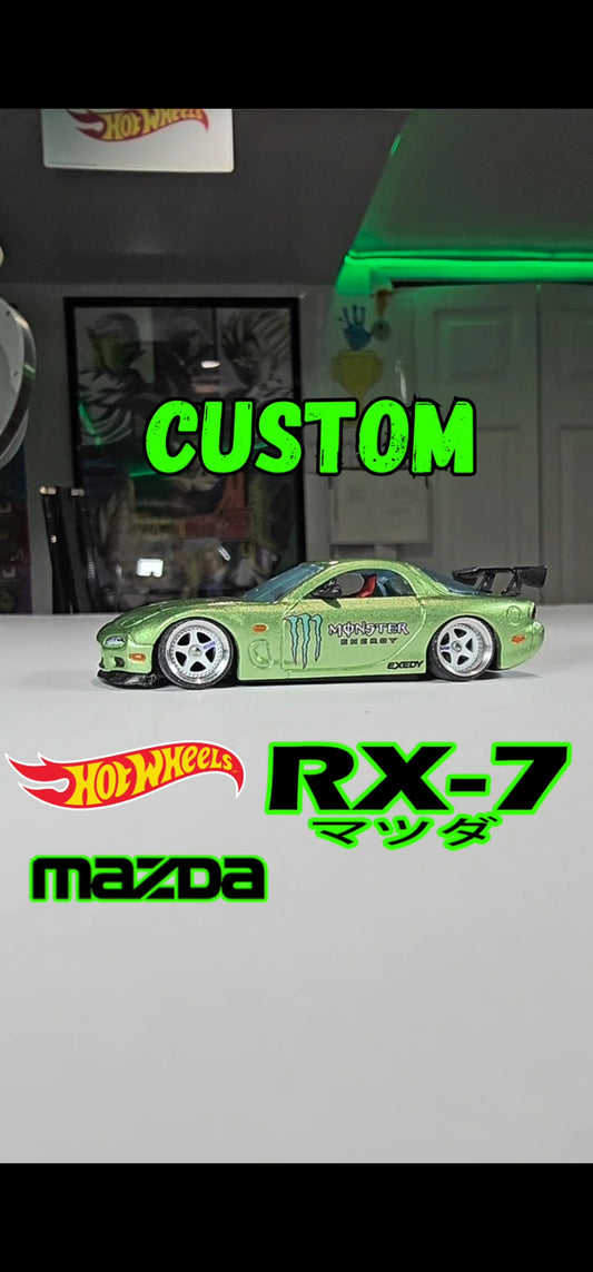 Custom Hotwheels Mazda Rx-7