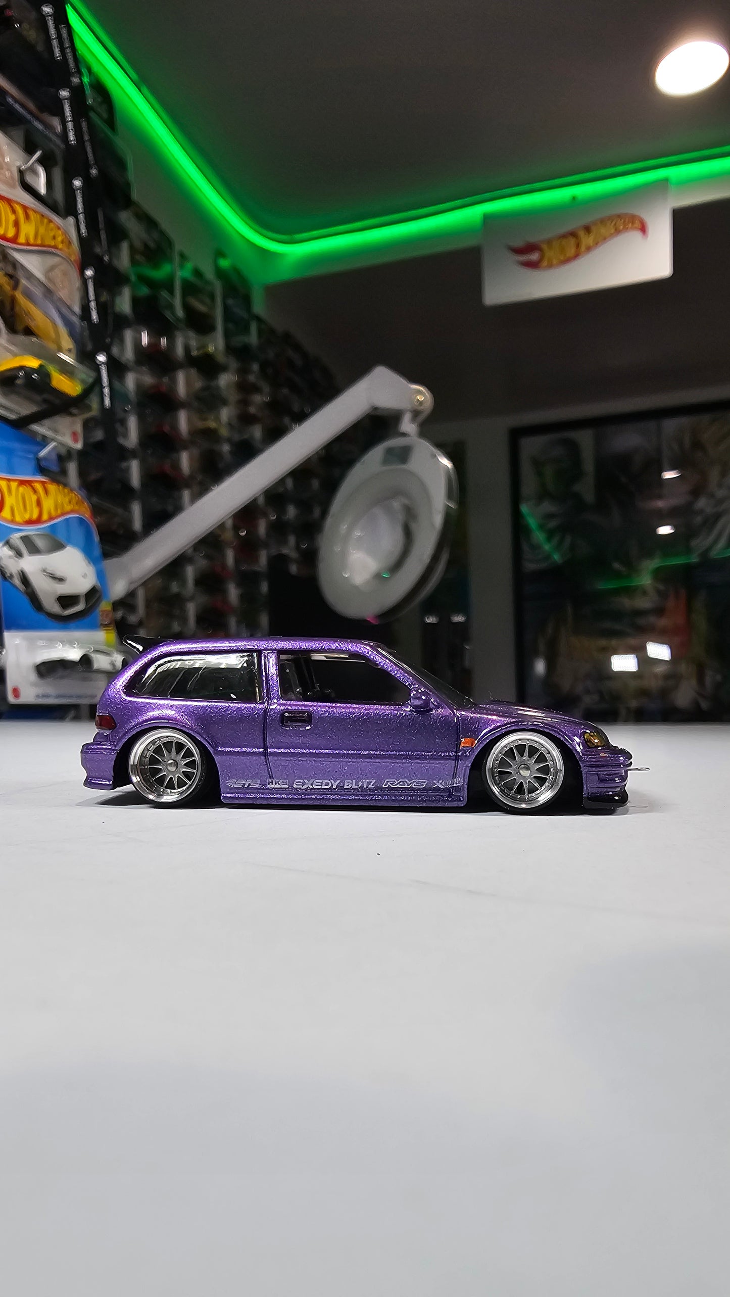 Hotwheels Honda Civic EF Maine Line Custom