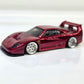 Custom Hotwheels Ferrari F40 Spectraflame