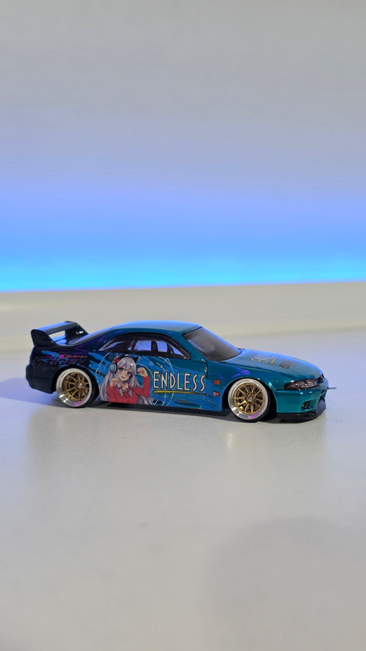 Custom Hotwheels Nissan Skyline GT-R33